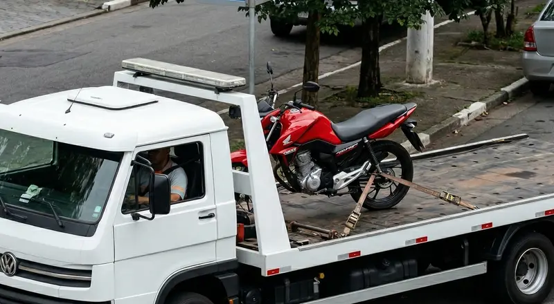 Reboque de moto em Uberaba – guincho especializado para motocicletas